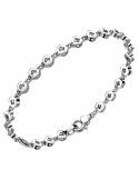 Bracciale Zancan - Insignia 925 - Maglie Tonde-Apertura a Rombo-EXB594