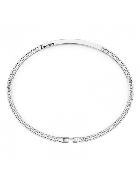 Zancan Bracelet - Greek Mesh - 925% Silver - Blue Spinelli-EXB729BL