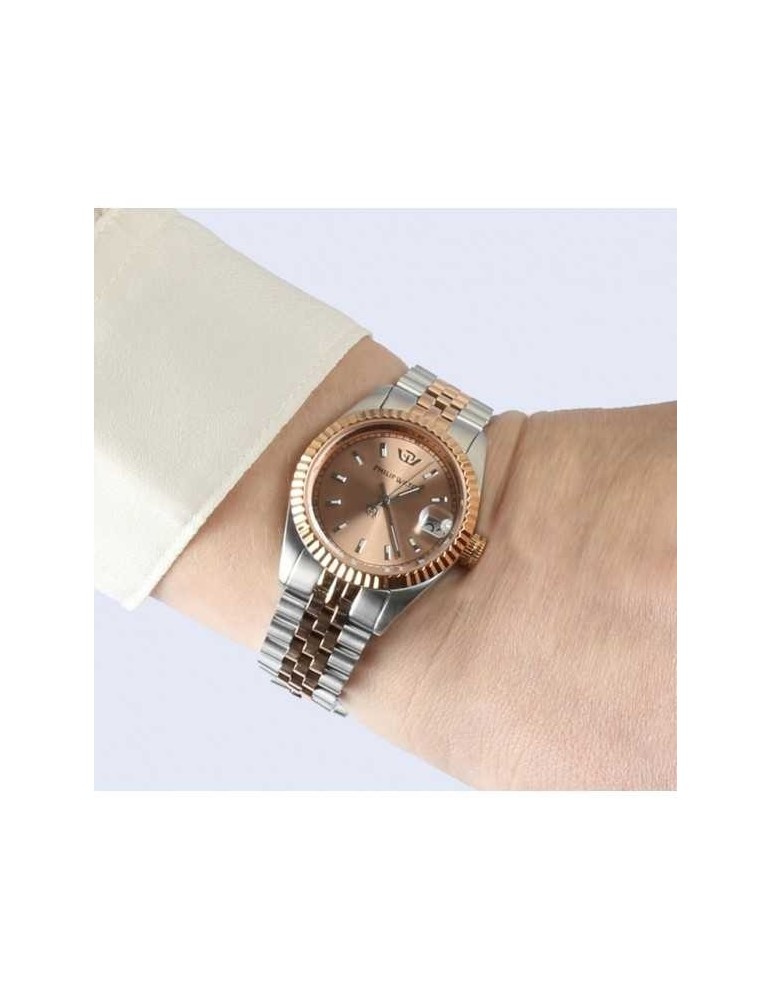 Philip Watch - Caribe Urban 31mm Two-Tone Silver Rose Gold - 0