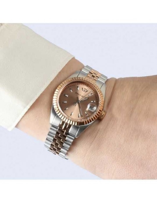 Philip Watch - Caribe Urban 31mm Two-Tone Silver Rose Gold - 0