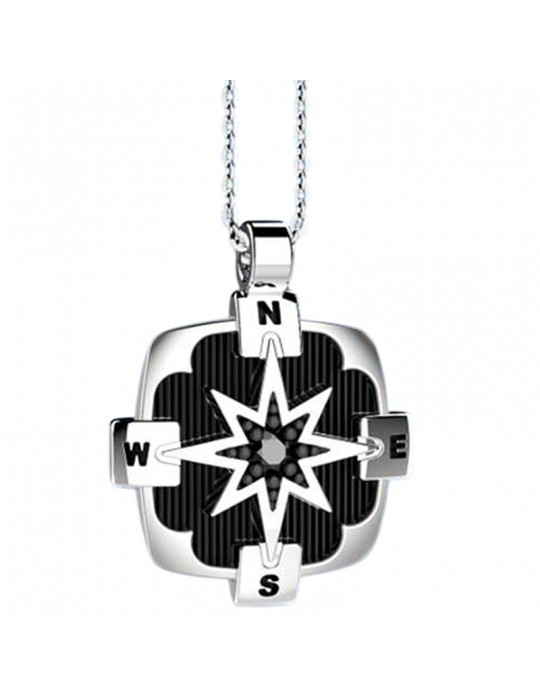Collana Zancan - Kompass - Argento 925% - Rosa dei Venti - EXC548 Collana Zancan - Kompass - Argento 925% - Rosa dei Venti - EXC548