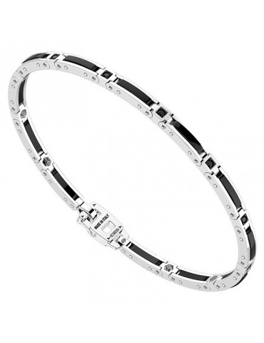Bracciale Zancan - Argento 925% - Ceramica - Spinelli Neri - KXB045N 2
