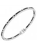 Bracciale Zancan - Argento 925% - Ceramica - Spinelli Neri - KXB045N