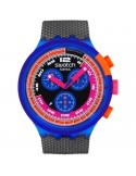 Swatch Watch - Party to The Max - Chronograph-Black-47mm-Blue-SB06N102
