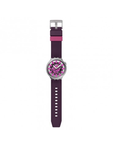 Swatch watch - Essentials -Audacious Acai-47mm-Transparent-SB07S120 2