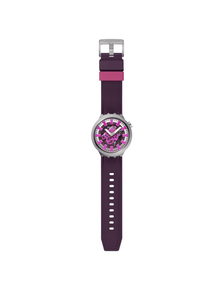 Orologio Swatch - Essentials -Audacious Acai-47mm-Trasparente-SB07S120