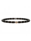 Roberto Demeglio Bracelet - Carbon in Polished Ceramic with Black Diamonds 0.08 ct - 0