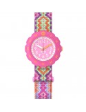 Orologio Flik Flak - Loop in Pink - Rosa - 35mm - Macramè - ZFPSP072