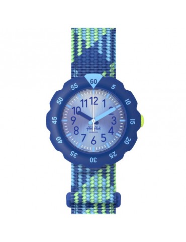 Flik Flak Watch - Loop in Blue - Blue - 35mm - Multicolour-ZFPSP074