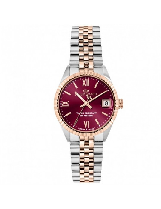 Philip Watch - Caribe Urban 31mm Bicolor Burgundy Rose Gold watch - 0