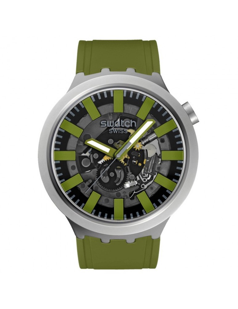 Swatch Watch Thru The Underbrush 47mm Green SB07S118