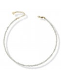 Boccadamo Choker - Pearls - String of White Pearls - GR811D
