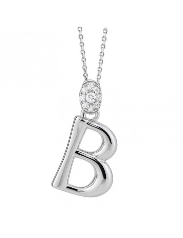 Girocollo Boccadamo - Sophie - Argento 925% - Zirconi-Lettera B-GR904B