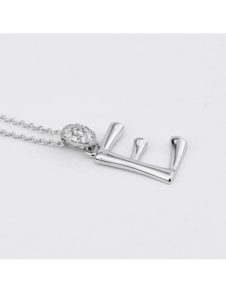 Girocollo Boccadamo - Sophie - Argento 925% - Zirconi-Lettera E-GR904E