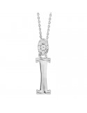 Girocollo Boccadamo - Sophie - Argento 925% - Zirconi-Lettera I-GR904I