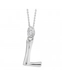 Girocollo Boccadamo - Sophie - Argento 925% - Zirconi-Lettera L-GR904L
