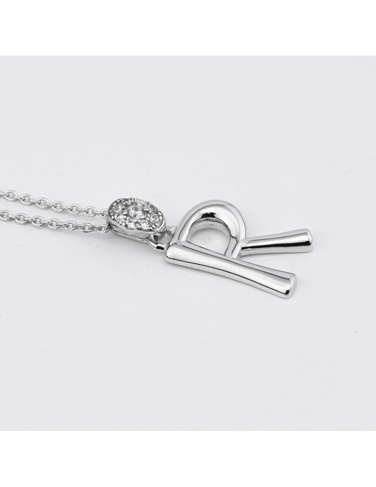 Girocollo Boccadamo - Sophie - Argento 925% - Zirconi-Lettera R-GR904R