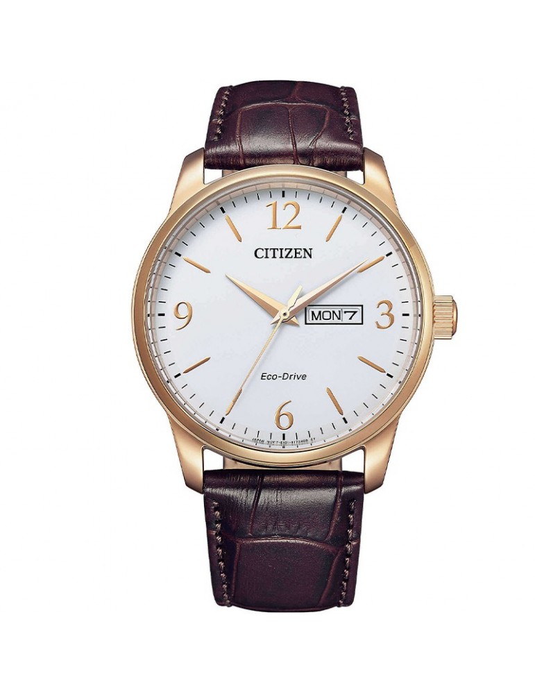 Citizen Watch - Classic Eco-Drive 41mm Rose Gold White - 0