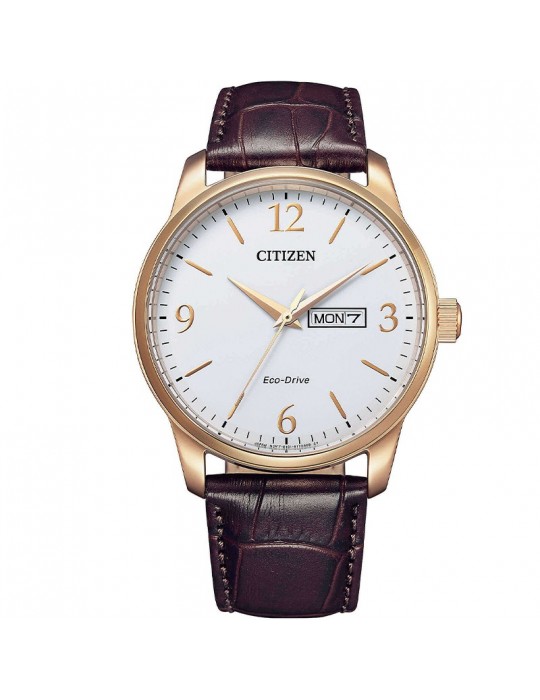 Citizen Watch - Classic Eco-Drive 41mm Rose Gold White - 0