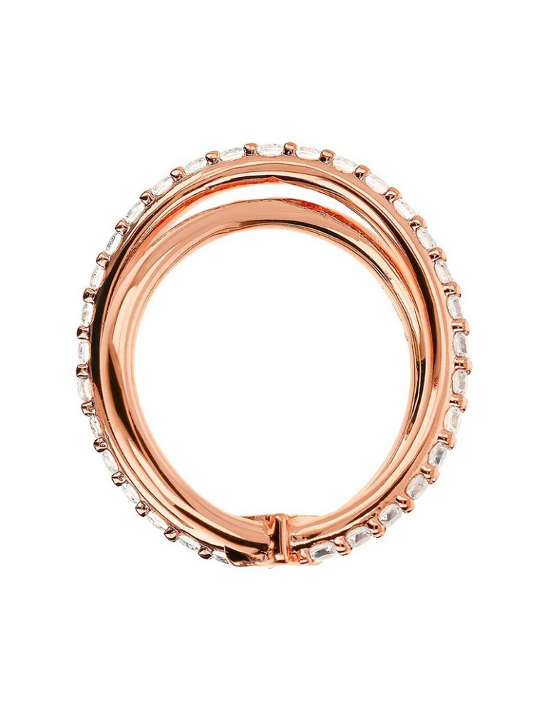 Bronzallure-Altissima-Intrecciato-Cubic Zirconia ring-WSBZ02412.WR-18