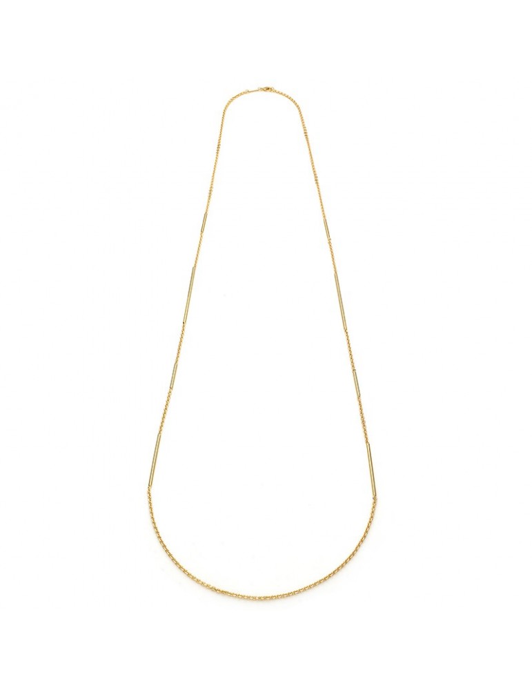 Collana Unoaerre - Lunga -Catena Forzatina-Barre Tubolari-EXH5484G-1AR