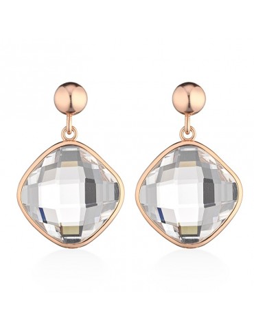 Lelune Glamor Earrings - Carmen - Pendants - Rock Crystal - LGEA593