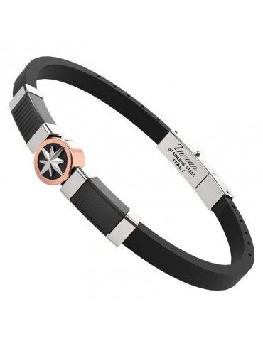 Bracciale Zancan - Hi-teck - Rosa dei Venti - PVD Rose Gold - EHB424 2