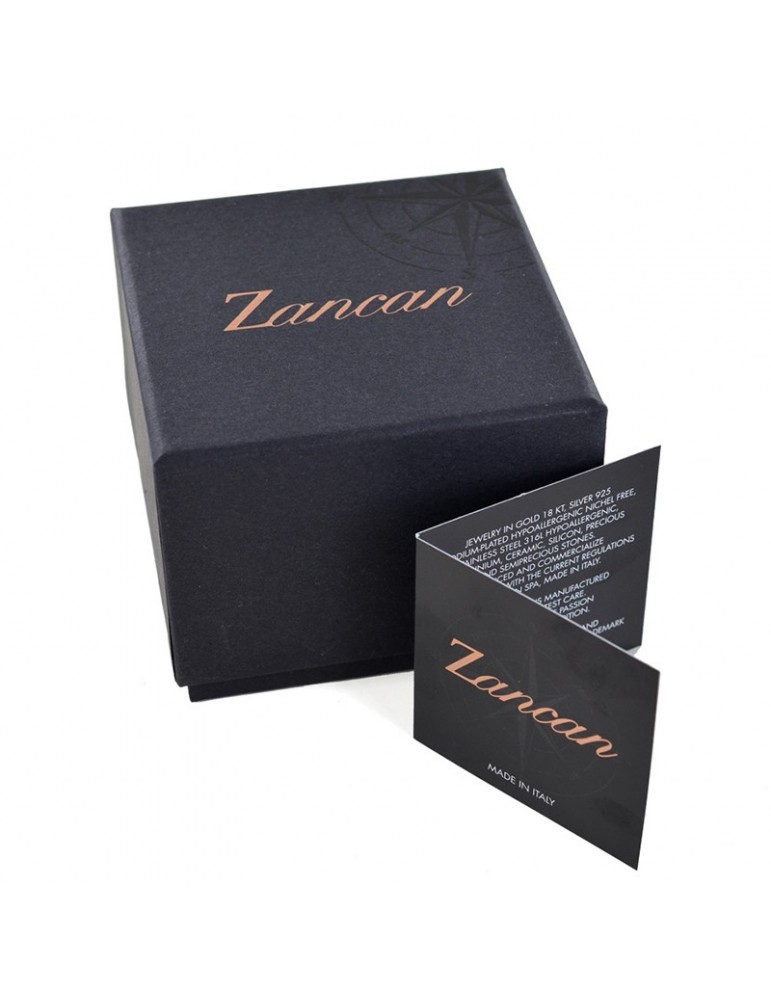 Bracciale Zancan-Spring-Pelle Rossa-Vite in Oro Rosa 18 Kt-ESB296R-RO