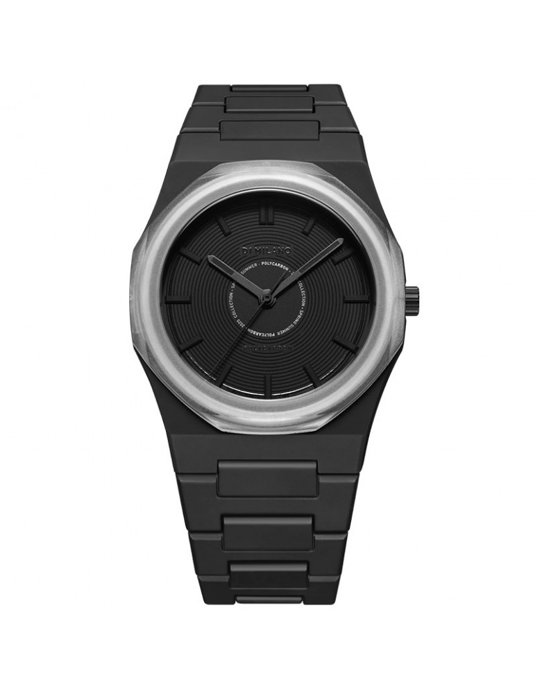 D1 Milano Black LP Polycarbon Watch mm for Men