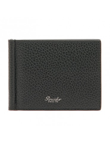 Fermasoldi Pineider - Pelle di Vitello Nera -Portacarte-P737XS18504056