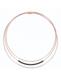 Pesavento Necklace - Polvere di Sogni Multistrand in 925% Pink Silver - 0