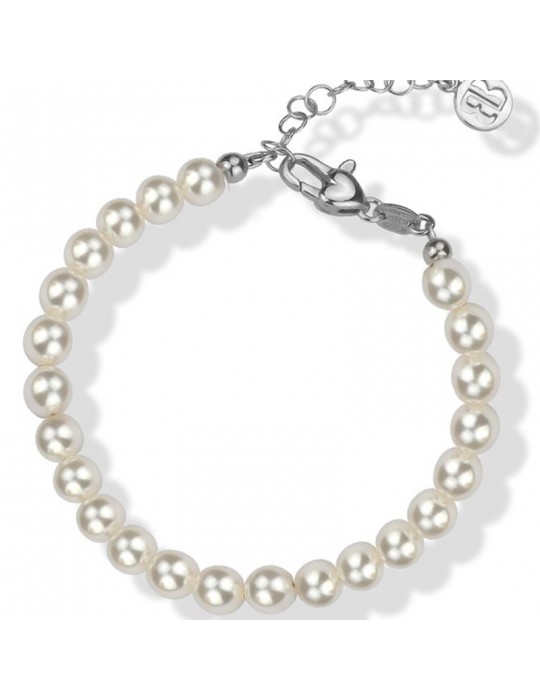 Bracciale Boccadamo - Argento 925% - Filo di Perle Medie - 8mm - BR579