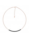 Collana Pesavento - Polvere di Sogni in Argento 925% Rosa Nero - WDNAG179