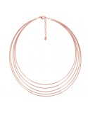 Collana Pesavento - DNA Spring Multifilo in Argento 925% Rosa - WDNAG992
