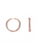 Orecchini Pesavento - DNA Spring a Cerchio Multifilo - Argento 925% Rosa - WDNAO099