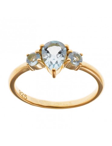 Salvatore Plata Ring - Autograph - Topaz - Size 14 - 247S0017/14