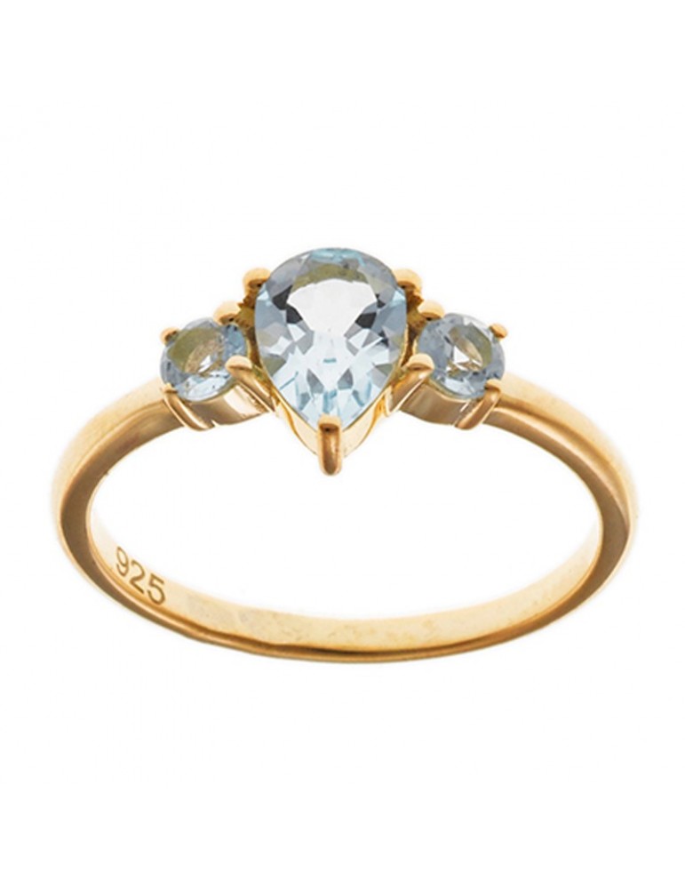 Salvatore Plata Ring - Autograph - Topaz - Size 14 - 247S0017/14