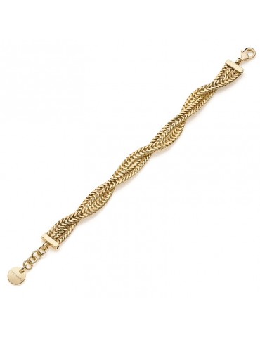 Unoaerre Bracelet - Gold-Braided Foxtail - 12EXB0024G 2
