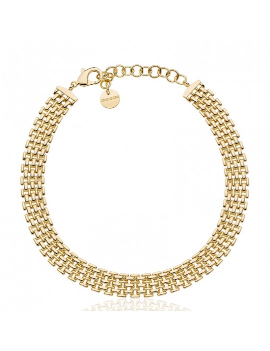Collana Unoaerre - Chocker - Dorata - Catena Panther - 12EXH0024G