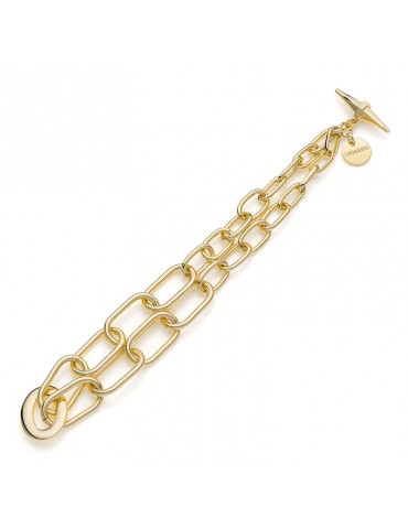 Bracciale Unoaerre - Gold - Catena Fantasia - Maglia Ovale -13EXB0035G 2