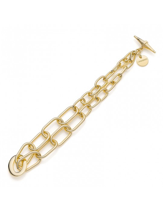 Unoaerre Bracelet - Gold - Fantasy Chain - Oval Link -13EXB0035G