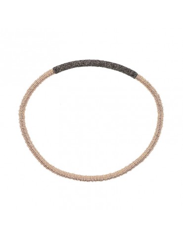 Pesavento Bracelet - Polvere di Sogni in 925% Pink Silver with Polvere di Sogni Bronze - 0