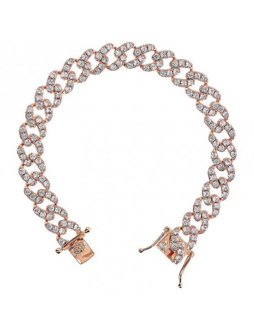 Bracciale Bronzallure-Catena Grumetta-Cubic Zirconia-WSBZ02327.WHI-CZ-LG