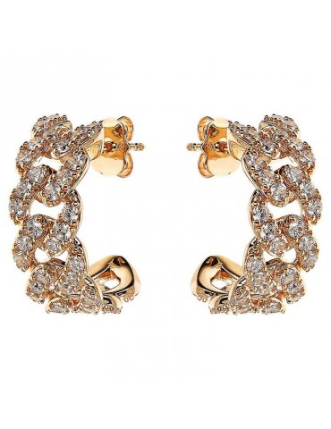 Orecchini Bronzallure-Altissima-Gold-Catena Grumetta-WSBZ02379Y.WHI-CZ