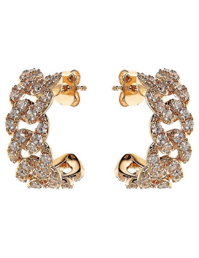 Orecchini Bronzallure-Altissima-Gold-Catena Grumetta-WSBZ02379Y.WHI-CZ