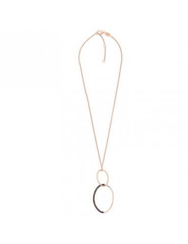 Collana Pesavento - Polvere di Sogni in Argento 925% Rosa Catena Rolò con Pendente - WPLVE2660