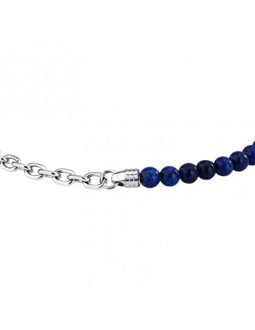 Bracciale Morellato - Perle - Catena in Acciaio-Lapislazzuli Blu-S1739 2