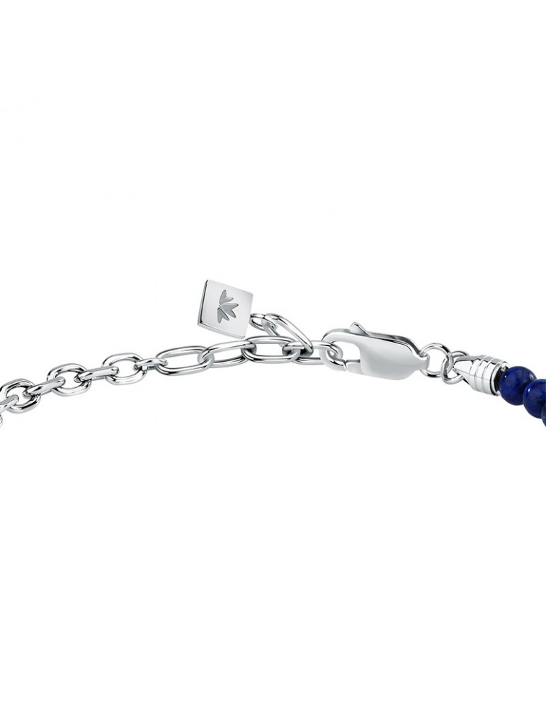 Morellato Bracelet - Pearls - Steel Chain-Blue Lapis Lazuli-S1739