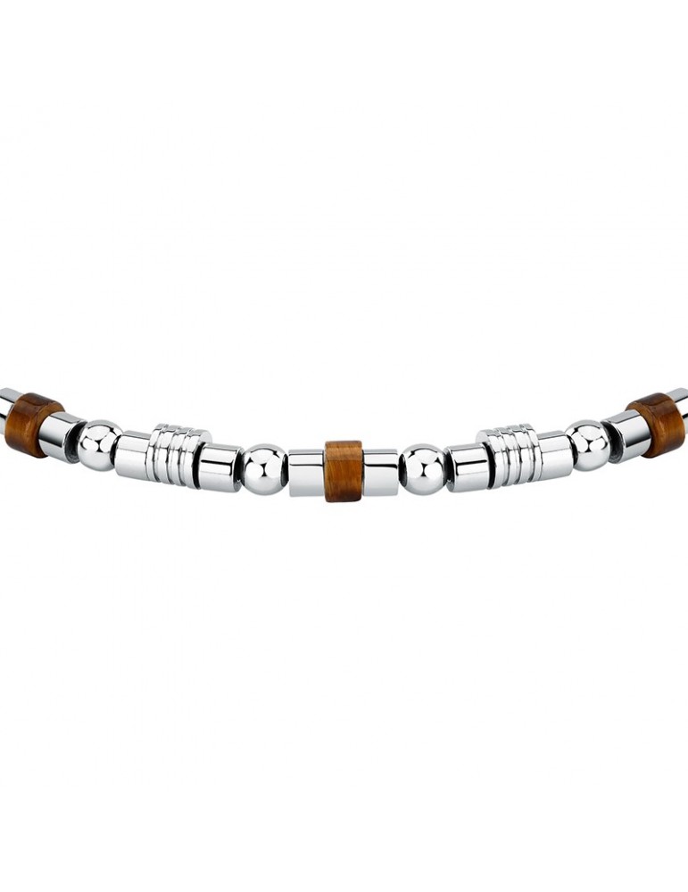 Morellato Bracelet - Pearls - Steel - Tiger's Eye - S1743