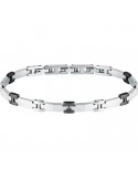 Bracciale Morellato - Motown - Acciaio - Catena -Giunture Nere-SALS101